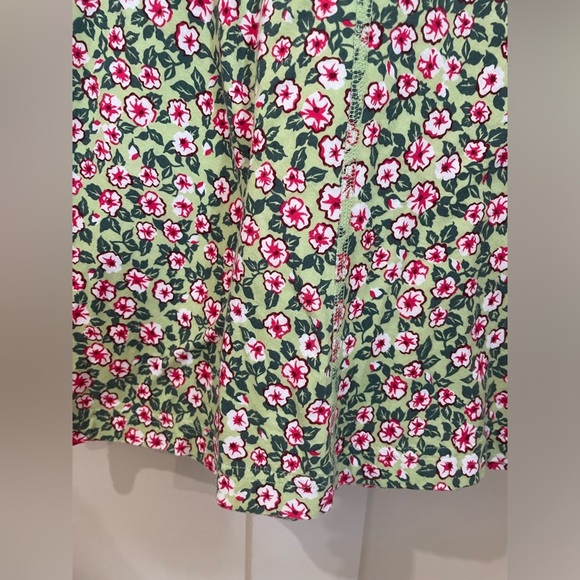 Patagonia Kids Girls Floral Pink and Green Mini Summer Dress Size Large - Picture 4 of 8